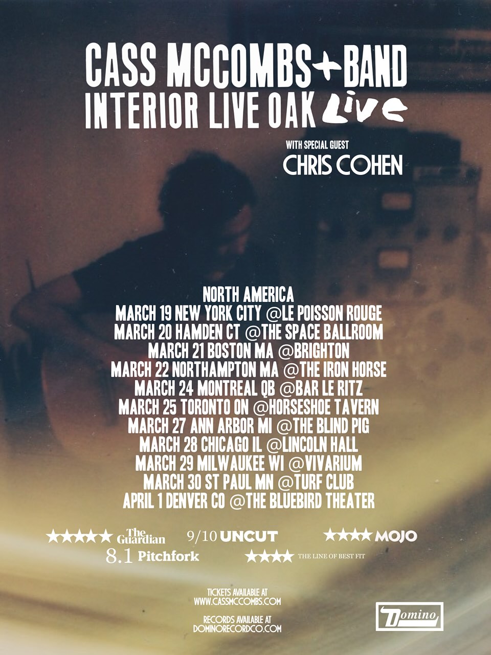 Chris Cohen Tour Poster 2026